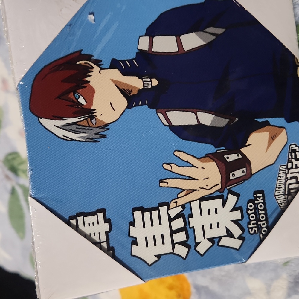 My Hero Academia Shoto Todoroki Canvas Art 6x6